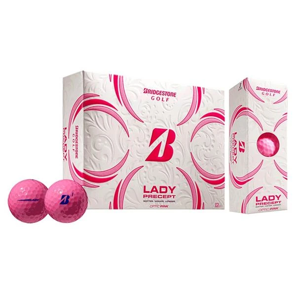 Bridgestone Lady Precept Golf Balls Dozen Pink 3 Bridgestone Lady Precept Golf Balls Dozen Pink - Image 3