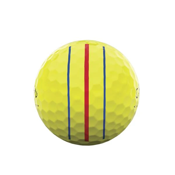 Callaway Chrome Soft Triple Track Balls Yellow 4 Callaway Chrome Soft Triple Track Balls Yellow - Image 4