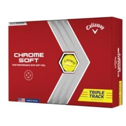 Callaway Chrome Soft Triple Track Balls Yellow