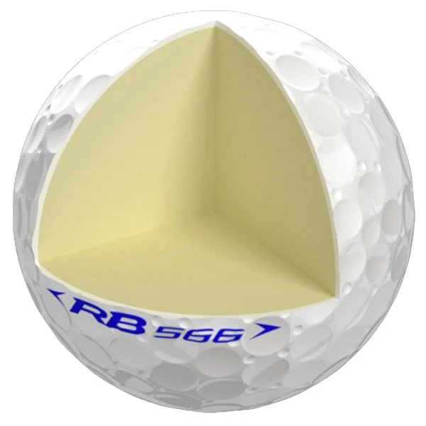 Mizuno RB 566 Golf Balls Dozen Orange 4 Mizuno RB 566 Golf Balls Dozen Orange - Image 4