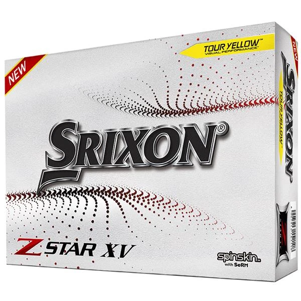 Srixon Z-Star XV Golf Balls Yellow 1 Srixon Z-Star XV Golf Balls Yellow