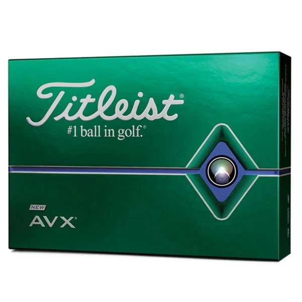 Titleist AVX Golf Balls Dozen White 1 Titleist AVX Golf Balls Dozen White