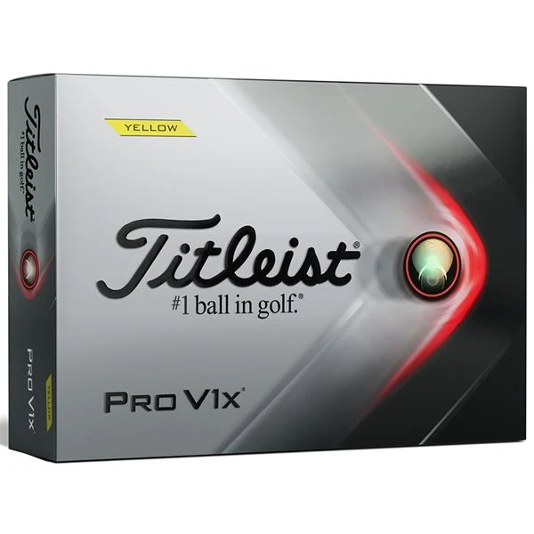 Titleist Pro V1X Golf Balls Dozen Yellow 1 Titleist Pro V1X Golf Balls Dozen Yellow