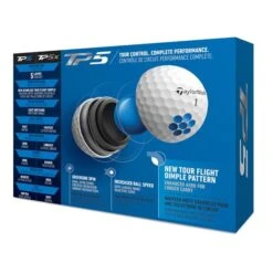 TaylorMade TP5 Golf Balls Dozen White -Srixon Sales Store TA21D0102001 2 L