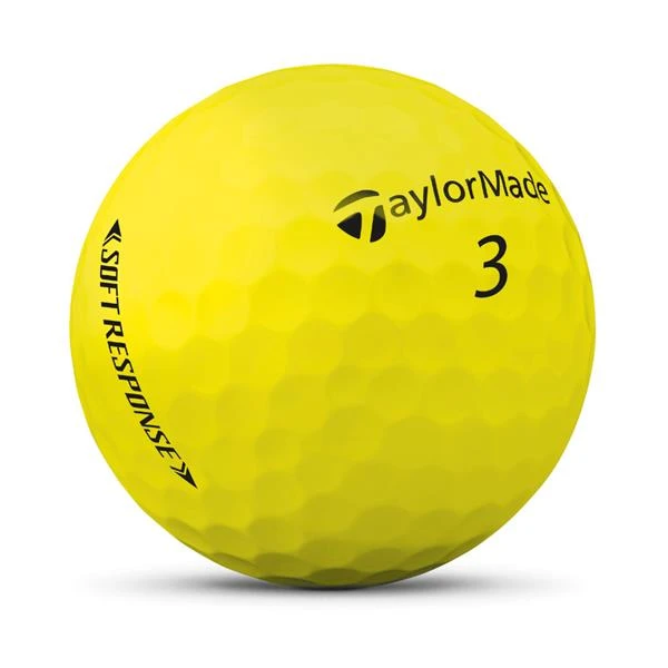 TaylorMade Soft Response 22 Golf Ball Dozen Yellow 2 TaylorMade Soft Response 22 Golf Ball Dozen Yellow - Image 2