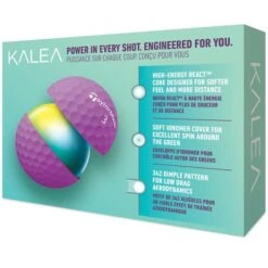 TaylorMade Kalea Golf Ball Dozen Purple -Srixon Sales Store TA22D0104003 1 L