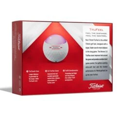 Titleist Trufeel Golf Balls Dozen White -Srixon Sales Store TI22D0101001 5 L