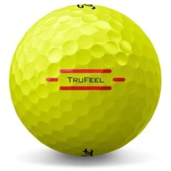 Titleist TruFeel Golf Balls Dozen Yellow -Srixon Sales Store TI9D0105002 2 L