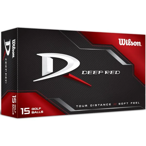 Wilson Deep Red Golf Balls 15- Pack White 1 Wilson Deep Red Golf Balls 15- Pack White